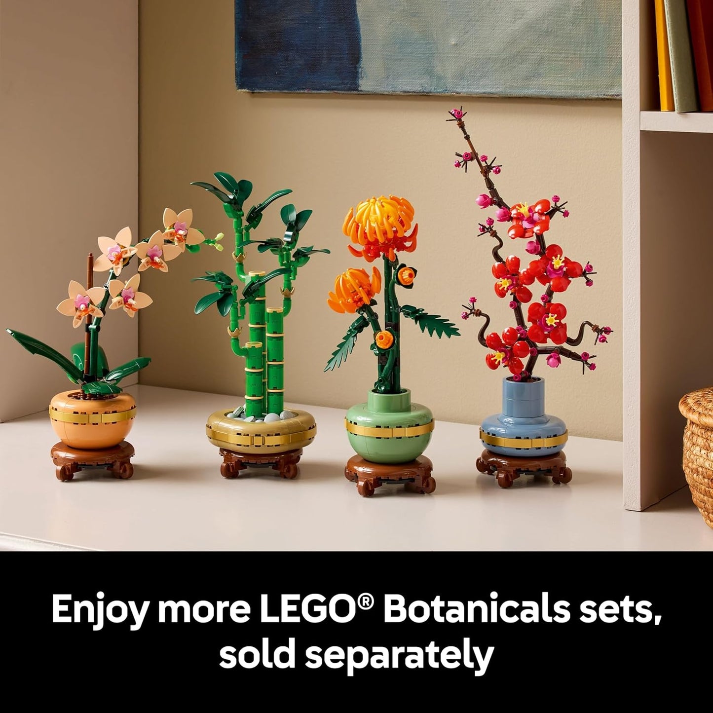 LEGO Botanicals Mini Orchid Building Set - Artificial
