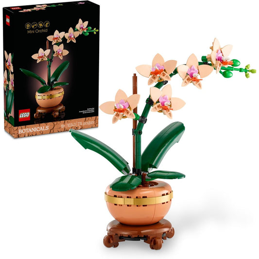 LEGO Botanicals Mini Orchid Building Set - Artificial